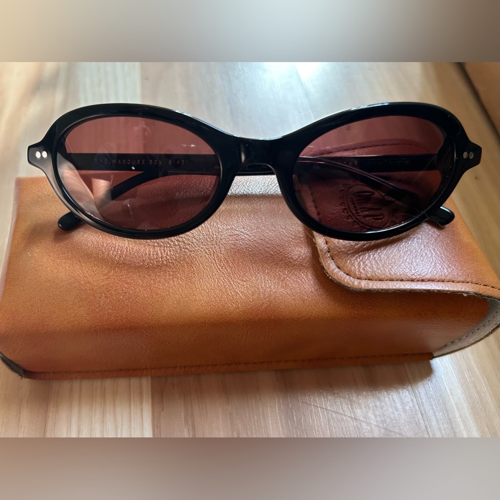 Crap Eyewear’s The Marquee Rox in Black bio/Sangria